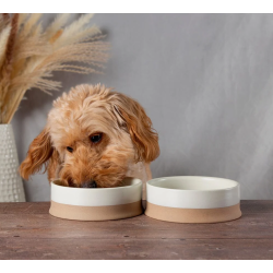 SCRUFFS BOWL SCANDI CREAM 14X14X5CM