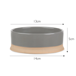 SCRUFFS BOWL SCANDI GREY 14X14X5CM