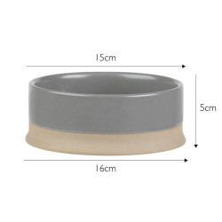 SCRUFFS BOWL SCANDI GREY 16X16X5CM