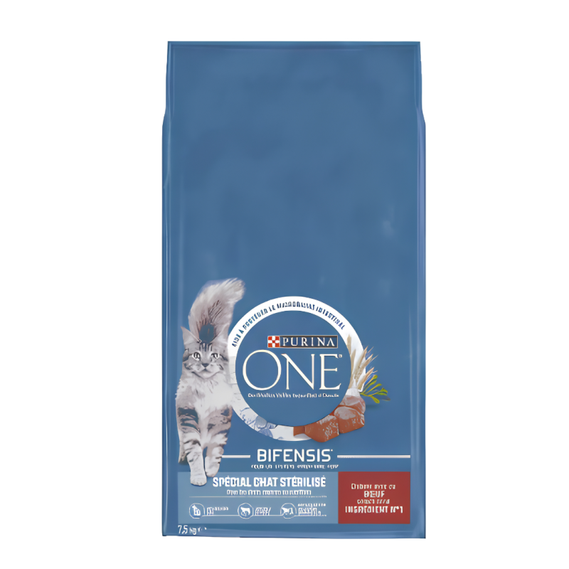 PURINA ONE SPECIAL CHAT STERILISE Boeuf et Blé 7,5kg