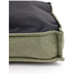 MATELAS ANTIDERAPANT DEHOUSSABLE VERT - 88X76X13CM