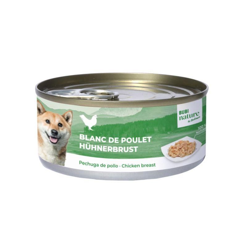 BUBI NATURE CHIEN BLANC DE POULET 150G