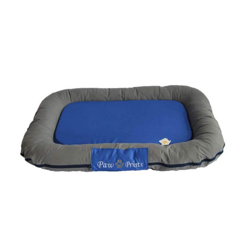 Coussin OXFORD bleu gris L 95