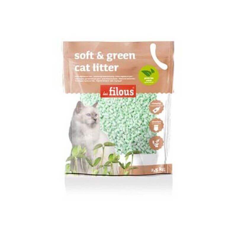 Litière Soft and Green Thé Vert 2,5KG Litière Soft and Green Thé Vert 2,5KG