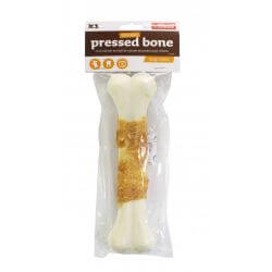 Os à mâcher enrobé de viande de poulet 26cm