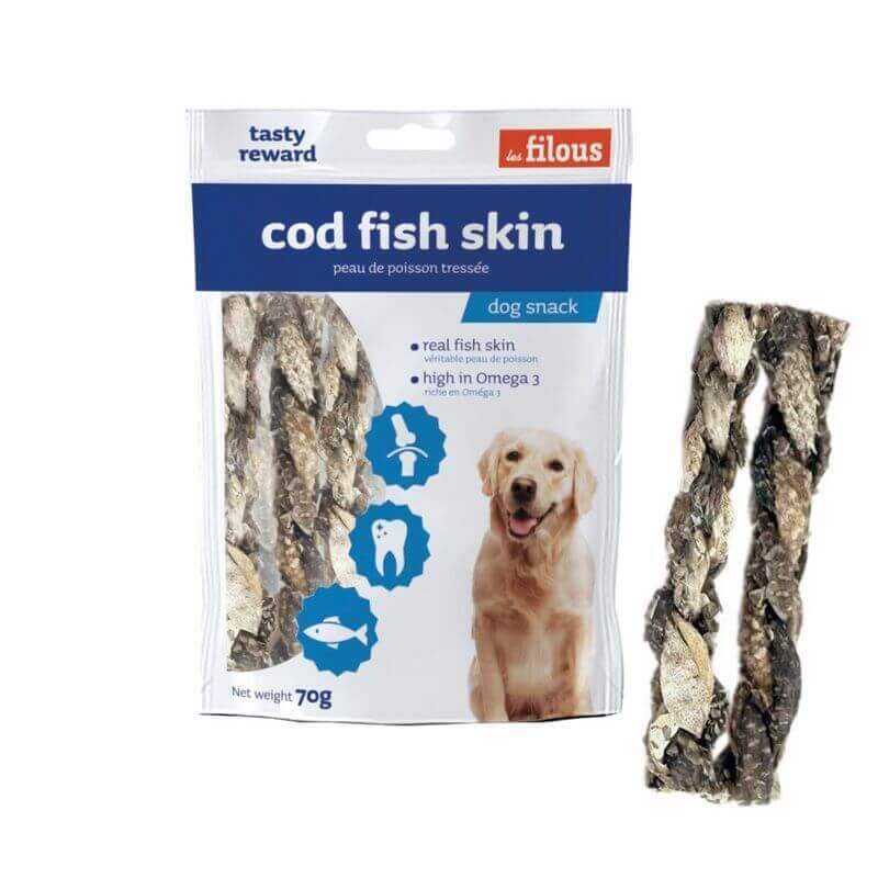 Friandises Cod Fish Skin 70g Friandises Cod Fish Skin 70g