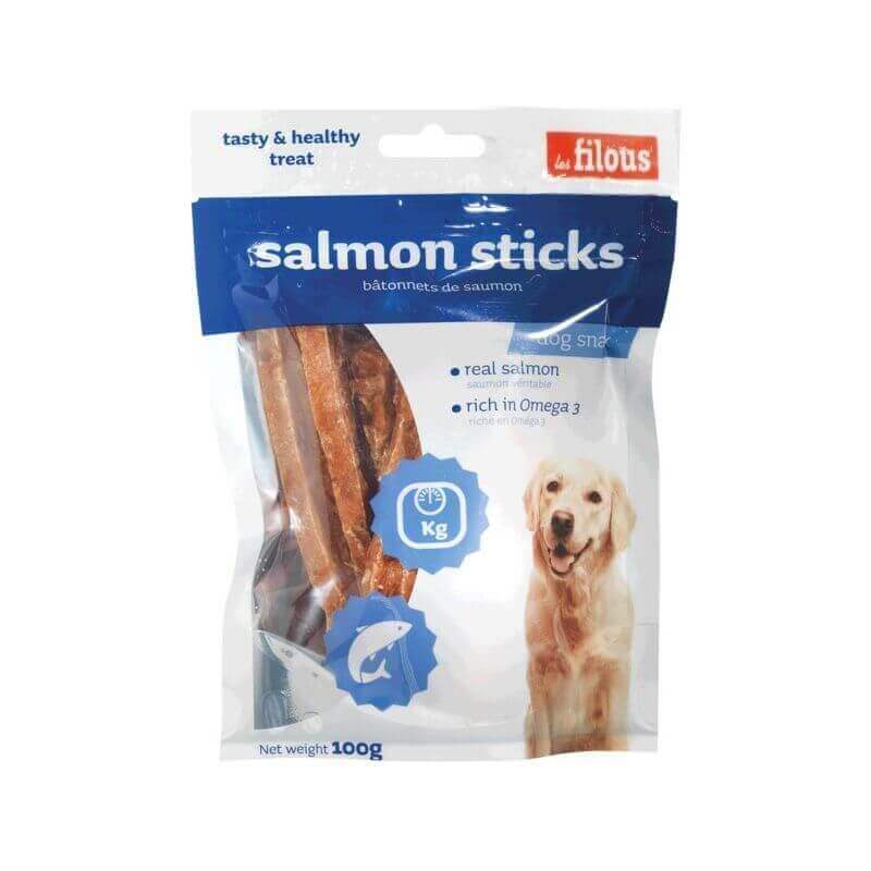 Friandises Salmon Sticks 100g Friandises Salmon Sticks 100g