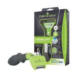 Brosse FURminator pour chiens de petite taille et poils courts