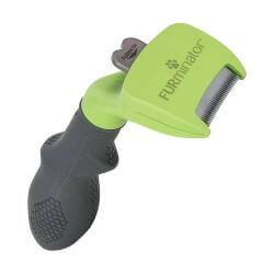 Brosse FURminator pour chiens de petite taille et poils longs