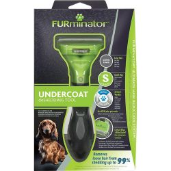Brosse FURminator pour chiens de petite taille et poils longs