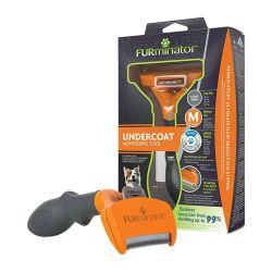 Brosse FURminator pour chiens de taille moyenne et poils longs