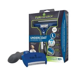 Brosse FURminator pour chiens de grande taille et poils courts