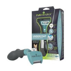 Brosse FURminator pour chats de petite taille et poils courts