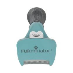 Brosse FURminator pour chats de petite taille et poils courts
