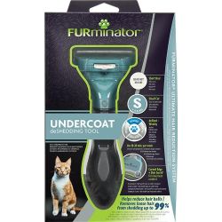 Brosse FURminator pour chats de petite taille et poils courts