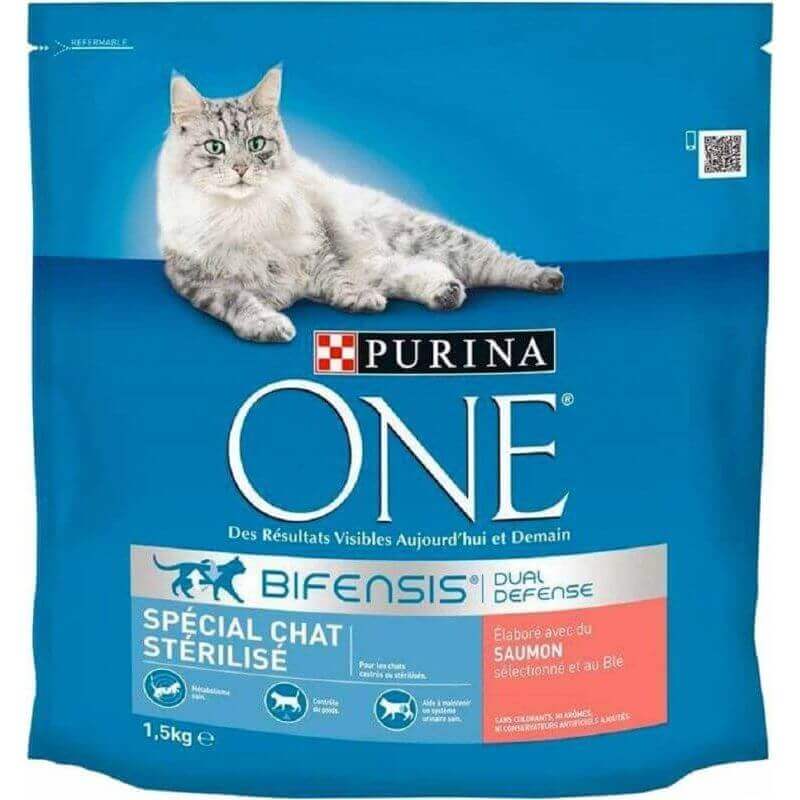 Purina One Bifensis Adulte Stérilisé Saumon 1,5KG