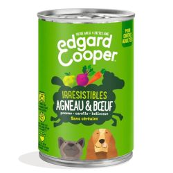 Boîte chien Agneau et Boeuf 400g Edgar Cooper