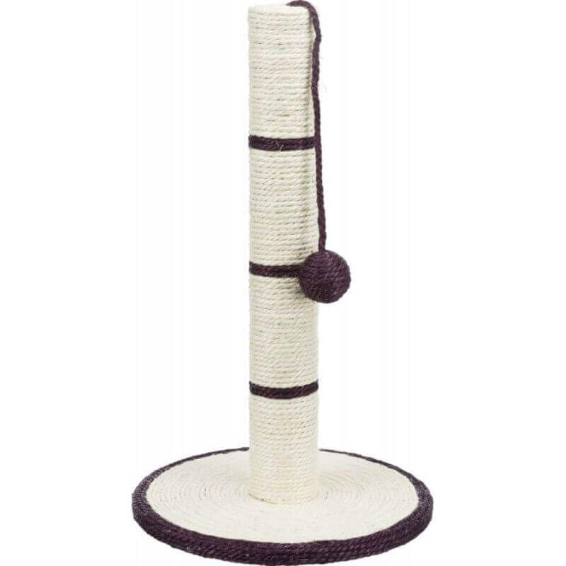 Poteau griffoir en sisal sur pied 50cm Poteau griffoir en sisal sur pied 50cm