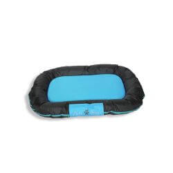Coussin rectangulaire S bleu