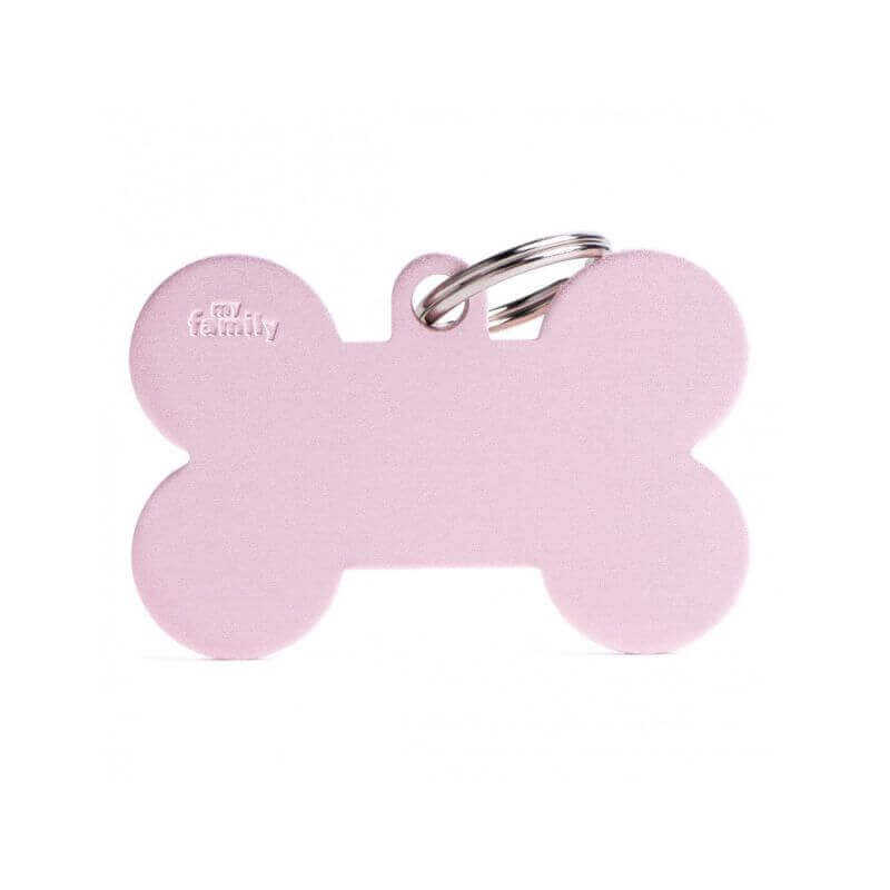 Médaille Basic grand os XL alu rose Médaille Basic grand os XL alu rose
