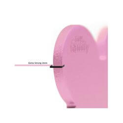 Médaille Basic grand os XL alu rose