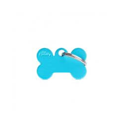 Médaille Basic grand os XL alu azur