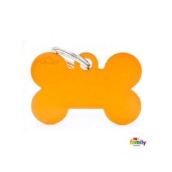 Médaille Basic petit os alu orange