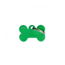 Médaille Basic petit os alu vert