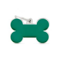 Médaille Basic Handmade grand os vert