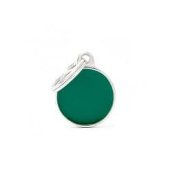 Médaille Basic Handmade petit cercle vert