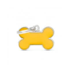 Médaille Basic Handmade petit os jaune