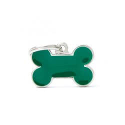 Médaille Basic Handmade petit os vert