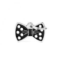 Médaille Charms Nœud papillon Noir