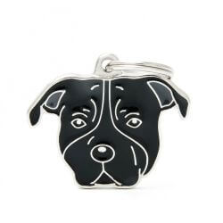 Médaille Friends American Staffordshire terrier noir