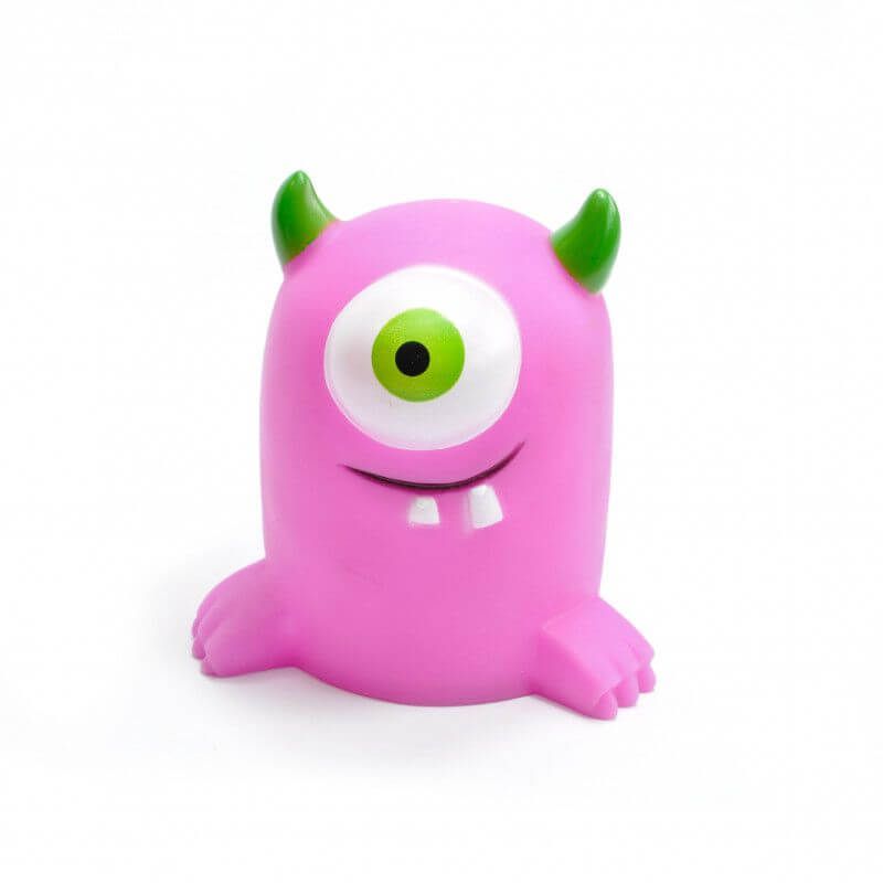 Jouet monstre rose 10cm