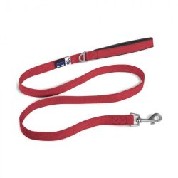 Laisse nylon CURLI 140 cm rouge