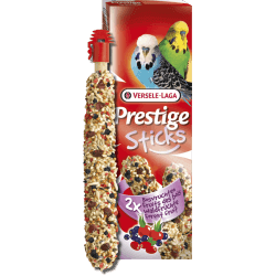 2 sticks pour perruches aux fruits des bois
