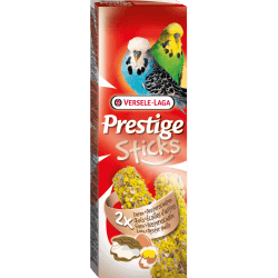 2 sticks pour perruches aux oeufs et écailles d'huîtres