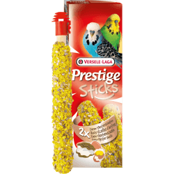 2 sticks pour perruches aux oeufs et écailles d'huîtres