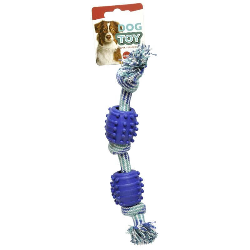 Corde avec 2 balles TPR 26 cm