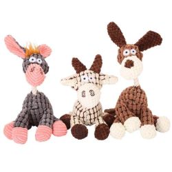 Jouet peluche avec corde 24 cm