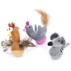 Jouet culbuto pour chat 11 cm