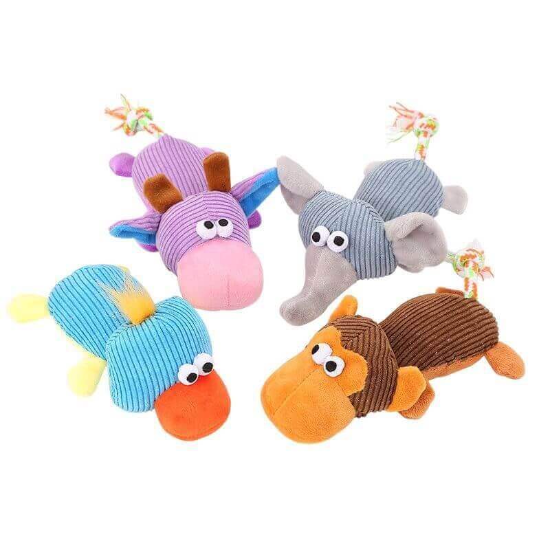 Jouet peluche avec corde