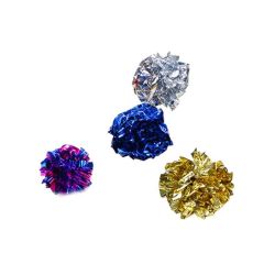 Lot de 4 balles en papier crissant
