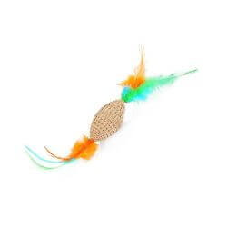 Jouet en carton avec plumes