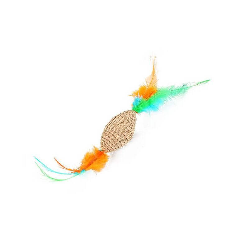 Jouet en carton avec plumes Jouet en carton avec plumes