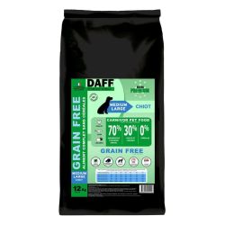 DAFF Grain Free Medium-Large Chiot 12 KG