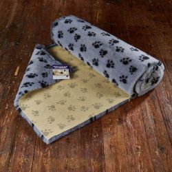 Tapis Vet Bedding Gris Empreinte Taille L