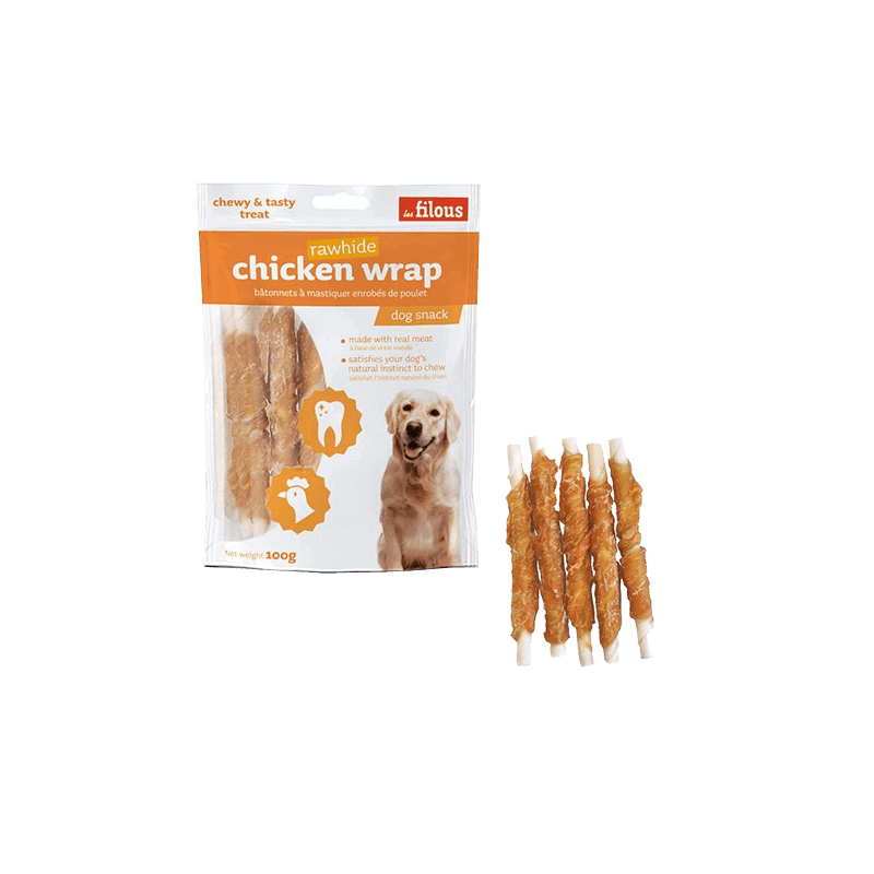 Friandise Chicken Wrap Rawhide 100g