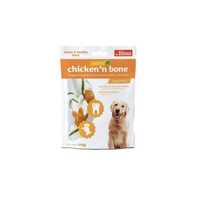 Friandise Chicken'N'Bone Minty 100g